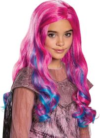 Disguise Audrey Descendants 3 Girls Wig Standard, Pink